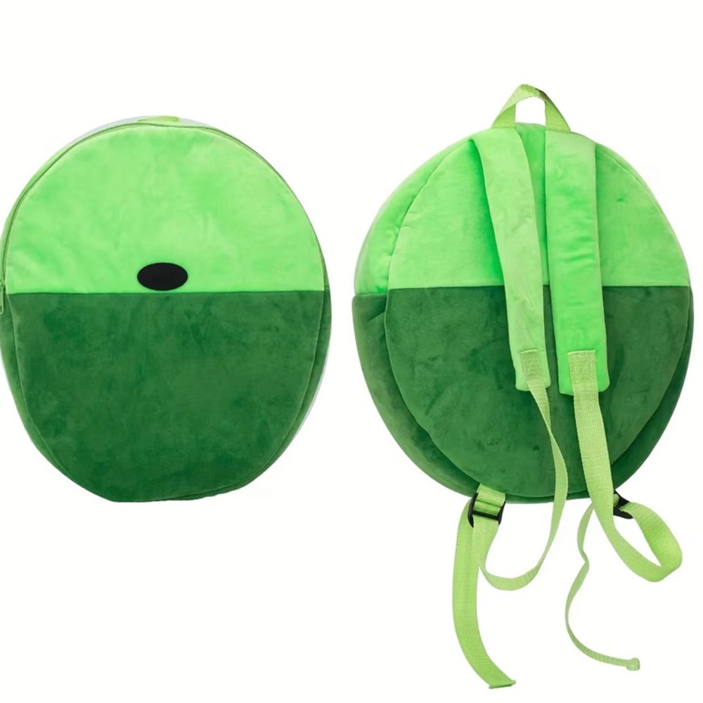 Adventure Time - Finn the Human Green Backpack - NWOT - measurements in pics - Picture 11 of 11